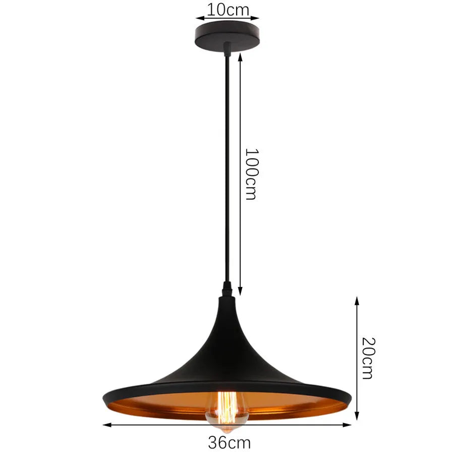 Modern Hanging Ceiling Lamps Wood Aluminium e27 Pendant Light for Dining Room Table Bedside Kitchen Black Decoration Lighting