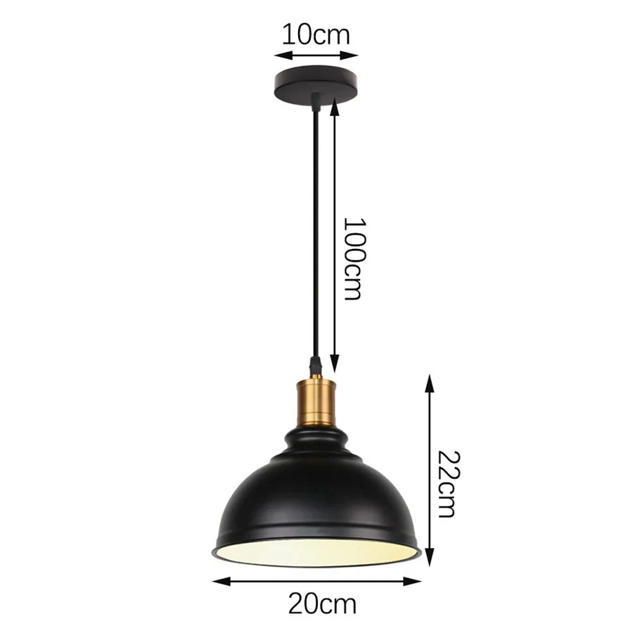 Modern Hanging Ceiling Lamps Wood Aluminium e27 Pendant Light for Dining Room Table Bedside Kitchen Black Decoration Lighting