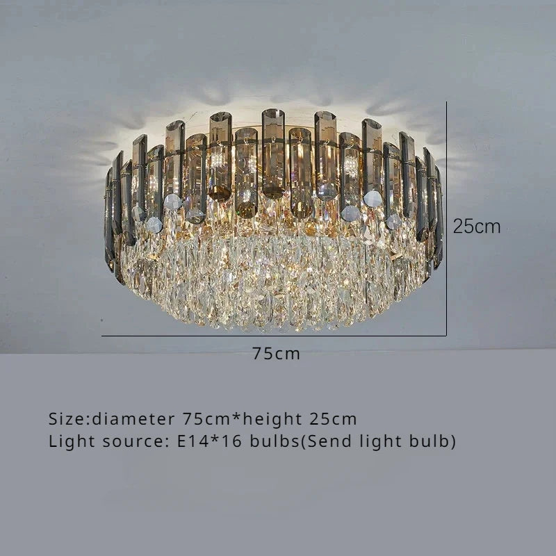 Nordic Led Crystal Chandeliers Gold Luxury Lighting Dining Living Room Bedroom Kitchen Island Lights Indoor Hanging Light Lustre