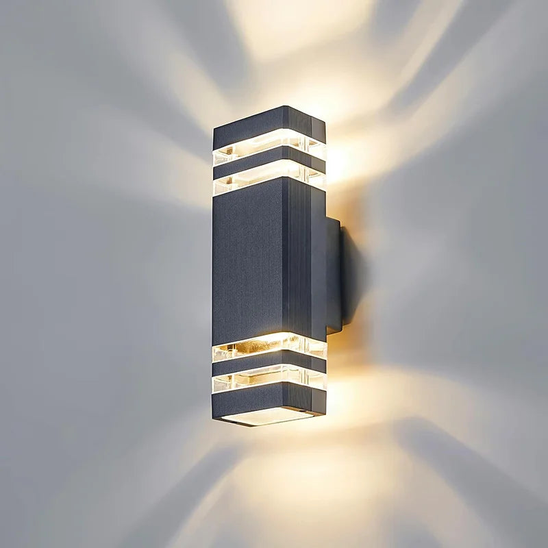 LED Outdoor Wall Lights E27 Up Down Exterior Wall Sconce IP65 Waterproof Led Sconce Lamp for Porch Front Door Garden Wall Lamp