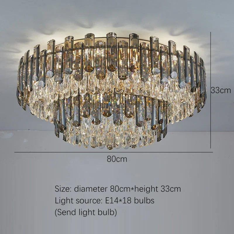 Nordic Led Crystal Chandeliers Gold Luxury Lighting Dining Living Room Bedroom Kitchen Island Lights Indoor Hanging Light Lustre