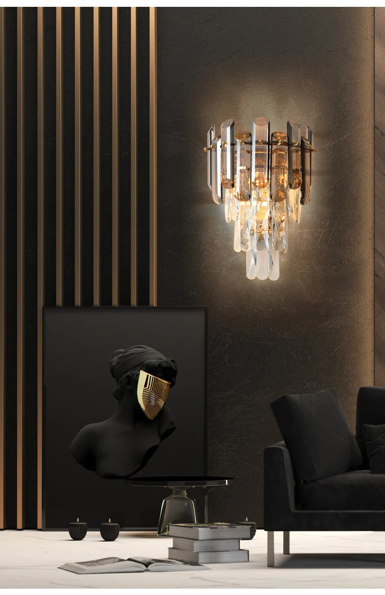 Nordic Led Crystal Chandeliers Gold Luxury Lighting Dining Living Room Bedroom Kitchen Island Lights Indoor Hanging Light Lustre