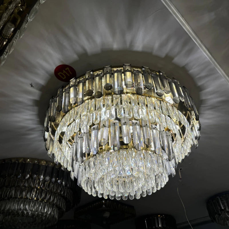 Nordic Led Crystal Chandeliers Gold Luxury Lighting Dining Living Room Bedroom Kitchen Island Lights Indoor Hanging Light Lustre