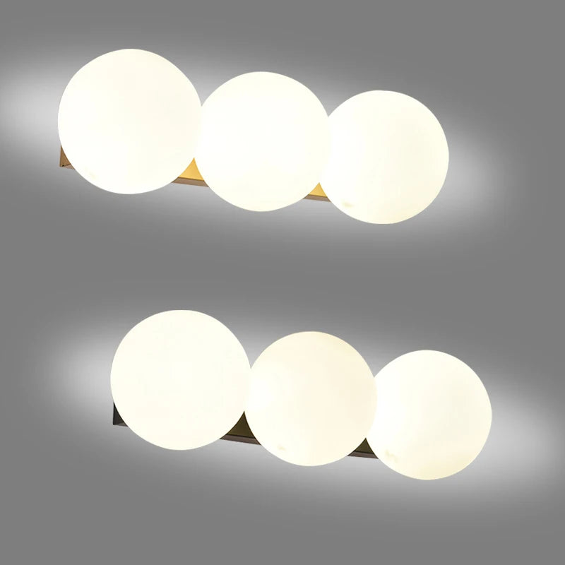 Nordic Indoor G9 9W LED Wall Lamps Decor for Living Room Bedroom with Glass Ball LED Wall Lights Wall Sconce for Home Lighting