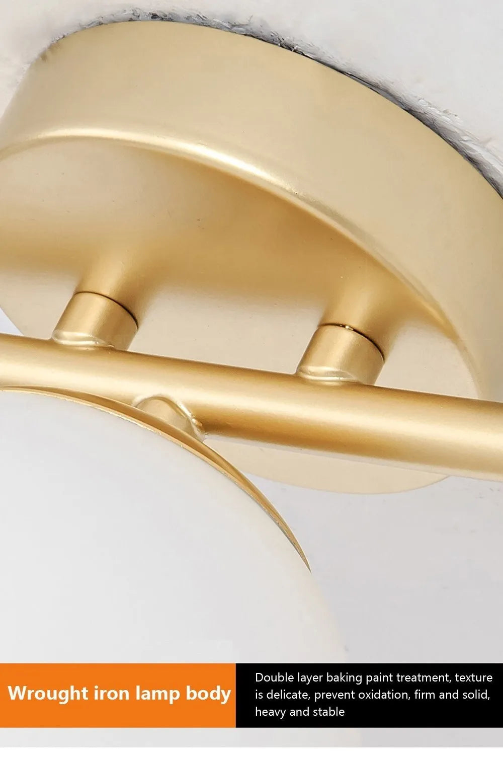 Nordic Glass Ceiling Light LED  White Ball Creative Golden Corridor Lamp Entrance Cloakroom Balcony Bedroom Dining Room Lighting