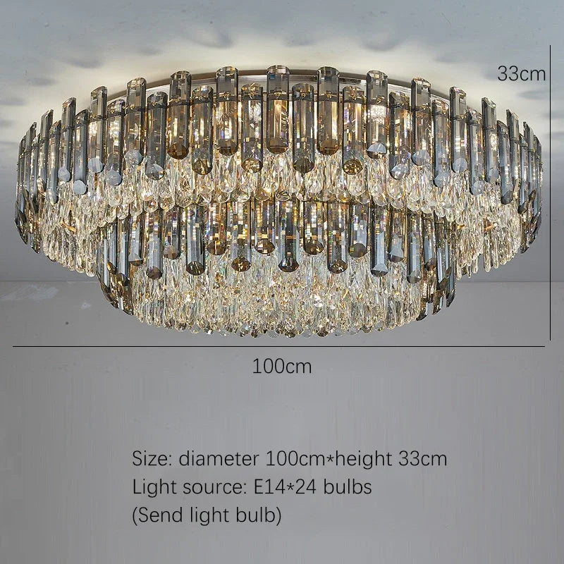 Nordic Led Crystal Chandeliers Gold Luxury Lighting Dining Living Room Bedroom Kitchen Island Lights Indoor Hanging Light Lustre