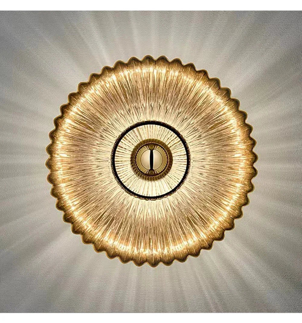 Glass Wall Lamp Glass Wall Sconce For Corridor Background Bedroom Living Room Bedside Ambiance Wall Light Indoor Home Decor