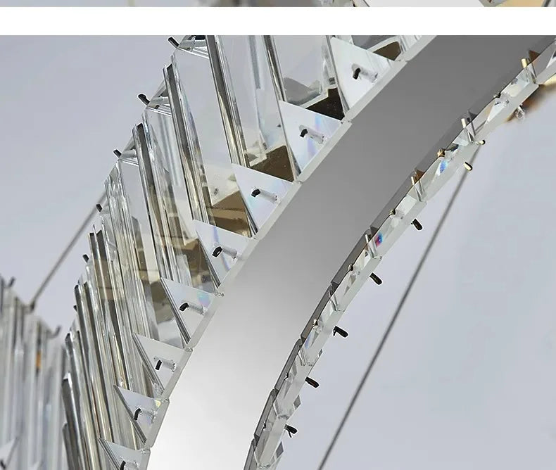 Modern home decoration crystal chandelier, stair Pendant lamp, living room Pendant lights, interior lighting