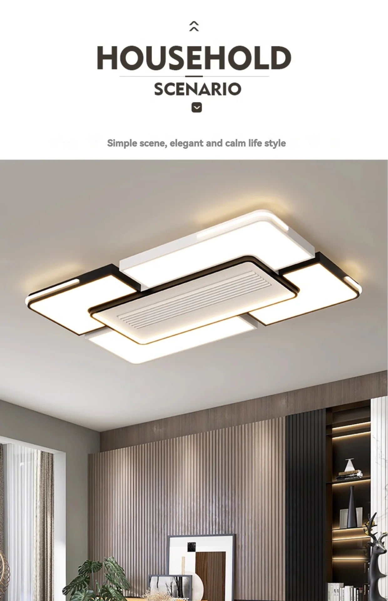 New Ceiling Fan Bladeless with Light Living Dining Room Cold Warm Mode LED Invisible Ceiling Fan Lamp Remote Control Bedroom