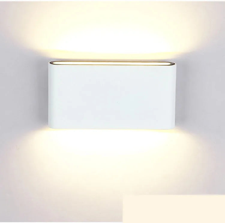 LED Outdoor Wall Lamp Aluminum Balcony Surface Mounted Cube Garden Porch Light Indoor & Exterio IP65 Waterproof Modern Bulbs