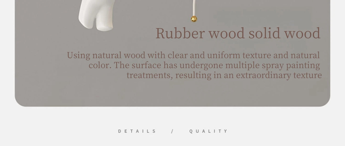Modern Balloon LED Ceiling Lights Wooden For Children's Room Decoration Baby's Boy Girl Bedroom Lustre Creative Chandelier Lamp