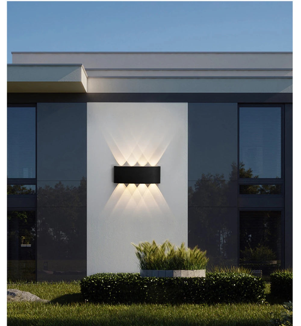 Outdoor Waterproof Wall Lamps Bedroom Living Room Wall Lights Aluminum Decorative Lighting Outdoor Exterior Wall Lamp Fixture