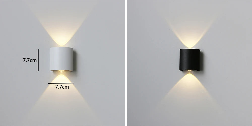 Outdoor Waterproof Wall Lamps Bedroom Living Room Wall Lights Aluminum Decorative Lighting Outdoor Exterior Wall Lamp Fixture