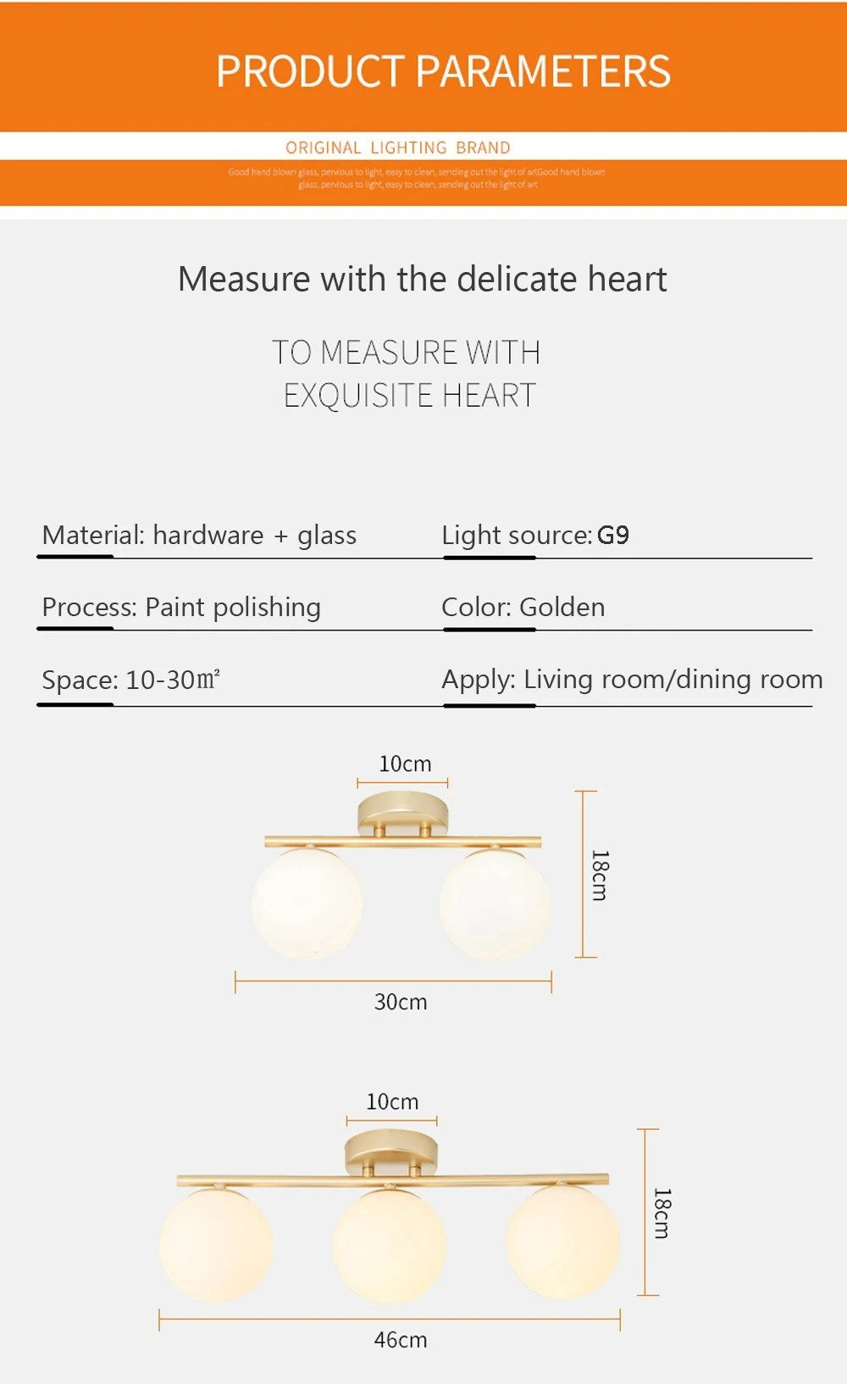 Nordic Glass Ceiling Light LED  White Ball Creative Golden Corridor Lamp Entrance Cloakroom Balcony Bedroom Dining Room Lighting