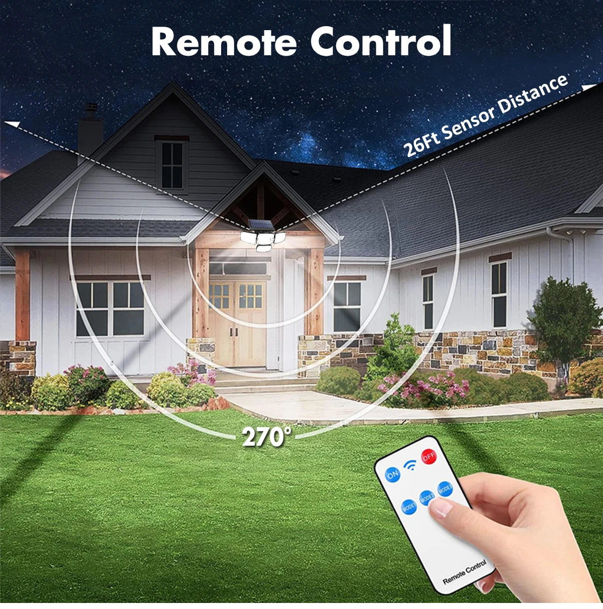 Outdoor Solar Lights Solar Motion Sensor Lights 342/253/182 LED Security Solar Wall Lamp With 3 Modes Waterproof Flood Lights