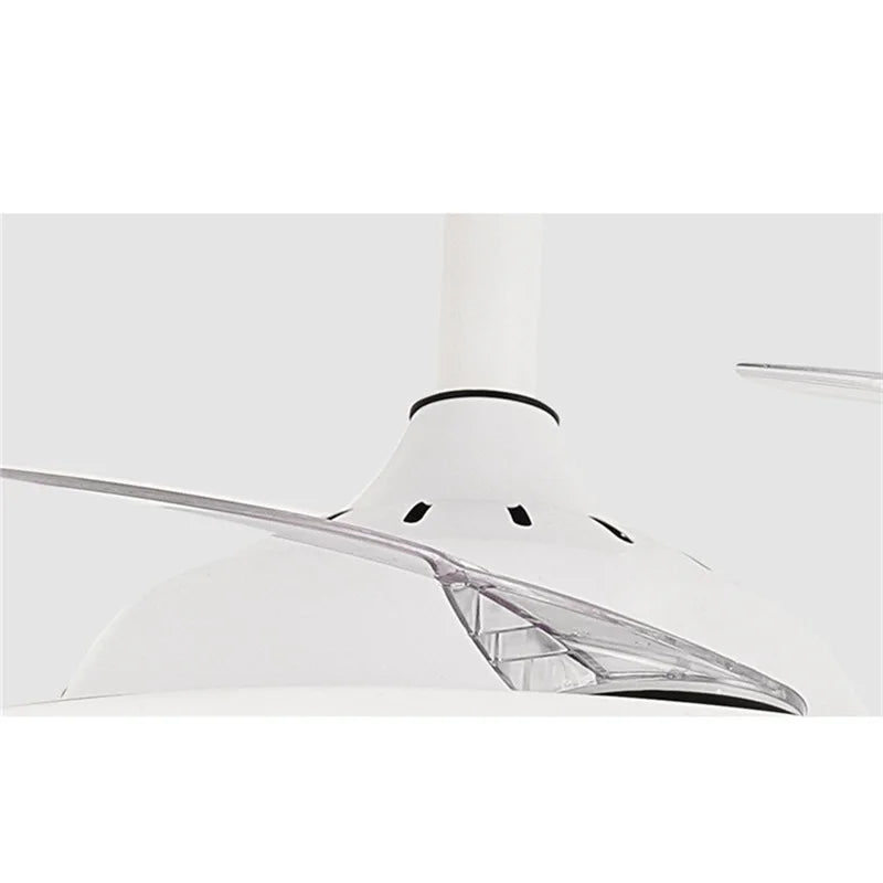 DLMH New Ceiling Fan Light Invisible Lamp With Remote Control Modern LED For Home 110V 240V