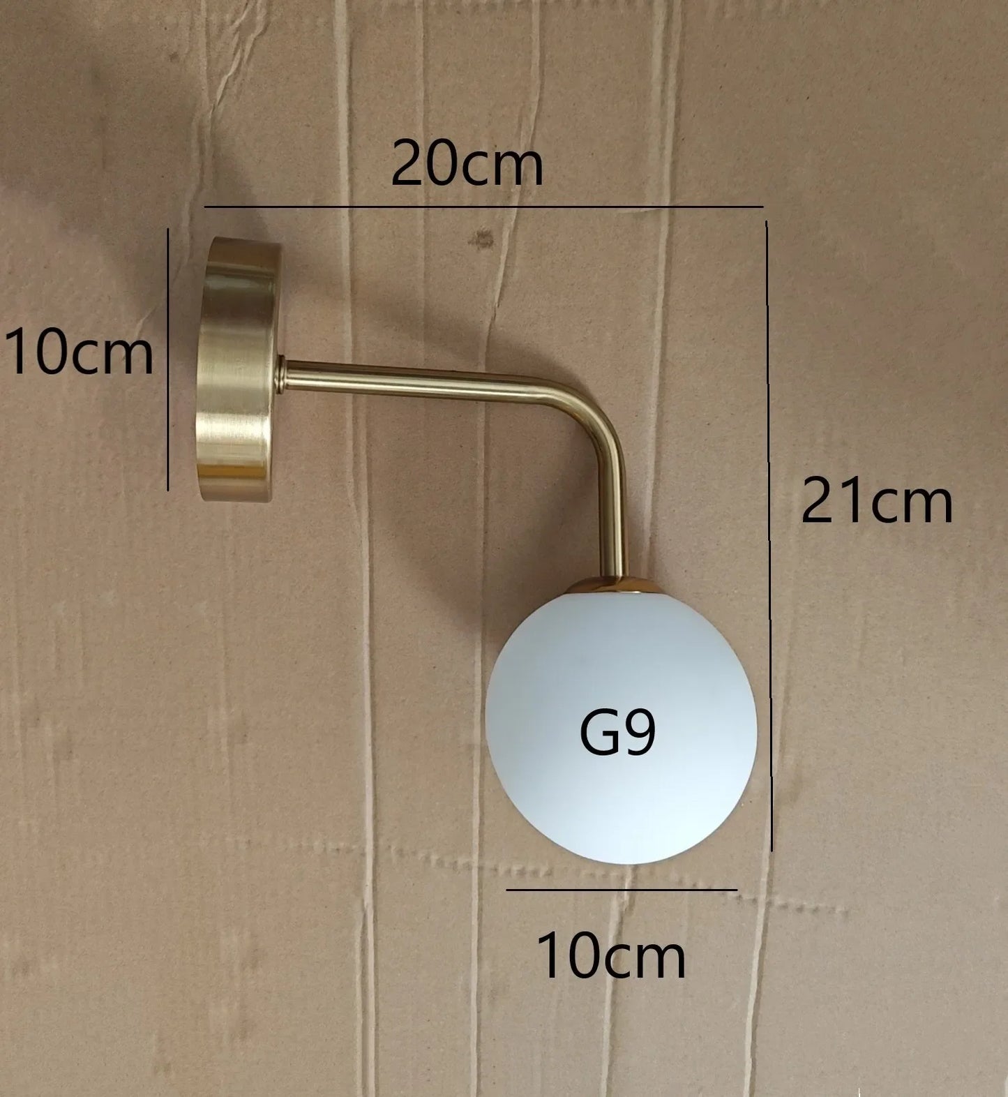 Modern Simple Glass Wall Lamp Nordic Creative LED Luxury Wall Lamps for Living Room Bedroom Bedside Wall Light Fixtures Lighting