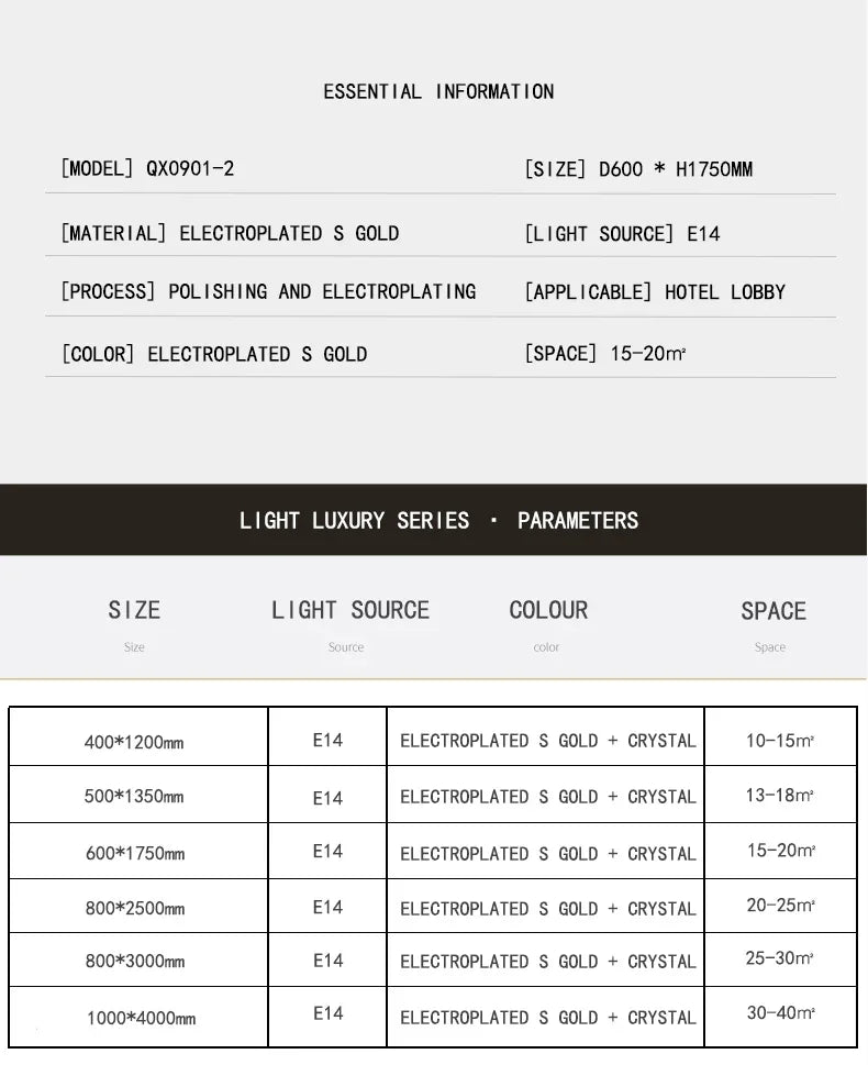 Duplex Building Chandelier Villa Living Room Crystal Lamp Hotel Luxury Chandelier High-end Spiral Staircase Long Chandelier